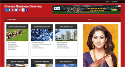 Desktop Screenshot of chennai-business-directory.com